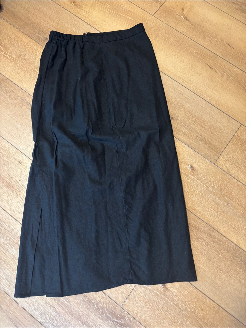 Old Navy Black Maxi Skirt with Subtle A-Line